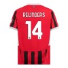 Maillot de Foot AC Milan Reijnders 14 Domicile 2024-25 Maillot de Foot AC Milan Reijnders 14 Domicile 2024-25